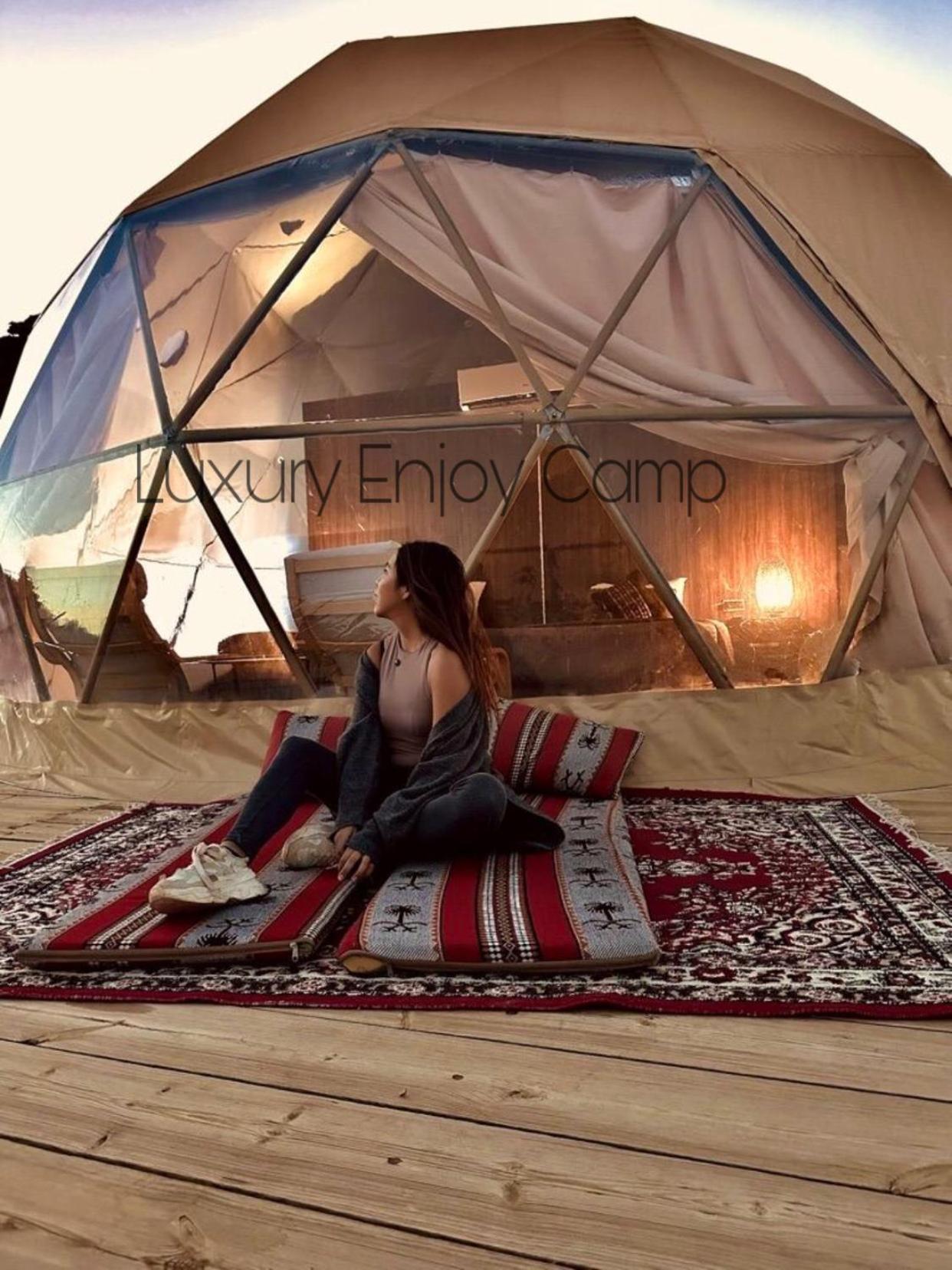 Apartament Abdullah Luxury Camp Wadi Rum Zewnętrze zdjęcie